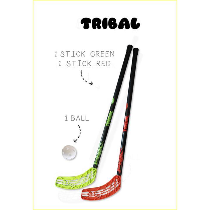 Image du produit Eurostick Tribal junior set 70/84cm - 2 bâtons + 1 balle (70 cm, Gauche, Droite)