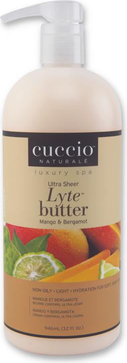 Cuccio Lyte Butter Lotion - Mango & Bergamot (Körperlotion)