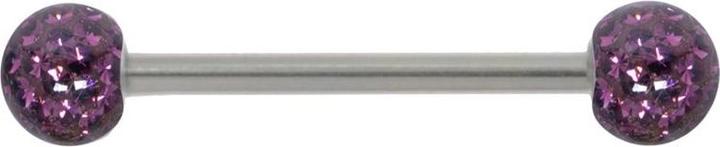 Bijouteria Zungenpiercing (Chirurgenstahl 316L, Epoxiharz, Zirkonia)