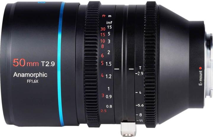 Actual product image Sirui Venus 50mm T2.9 1.6x full frame anamorphic lens Z mount (Nikon Z, full size)