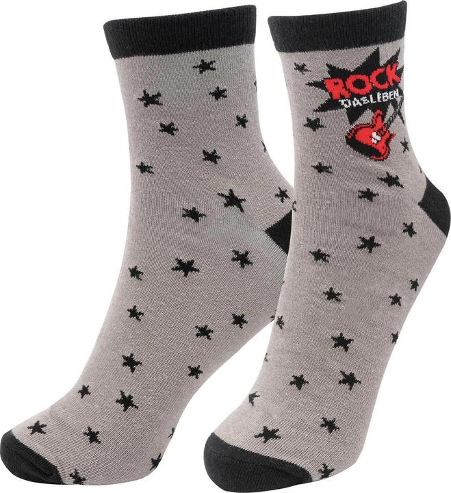 Sheepworld Socken Rock das Leben Grösse 41 - 46, waschbar (40 Grad) (Einzelpack, 41 - 46)