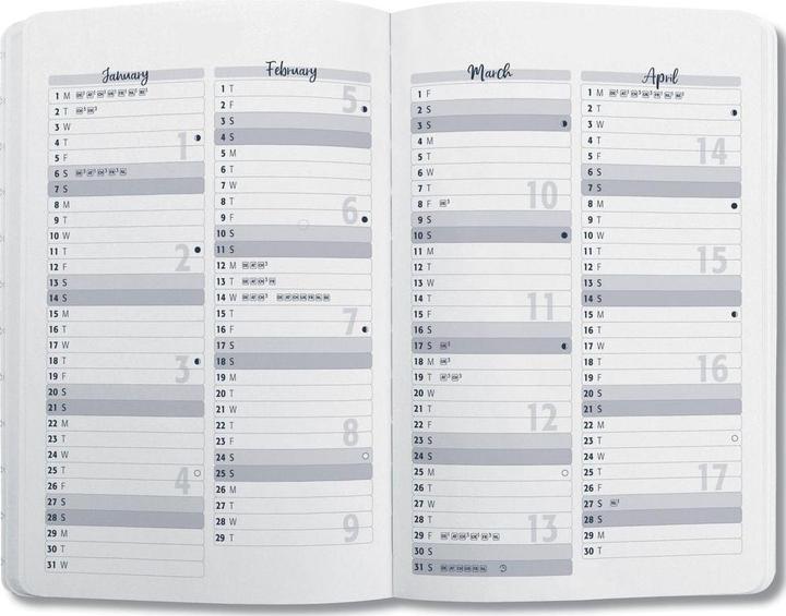 Actual product image Jolie Agenda Flair 2026 J6127 1W/2S mint green ML A5 (German)