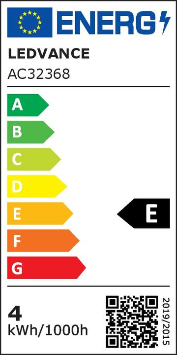 Etichetta energetica Osram Star Classic (E14, 4 W, 470 lm, 1 x, E)