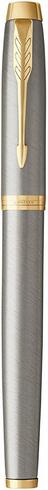 Produktbild Parker Rollerball IM Brushed Metal BL F Schw (Grau, 1 x)