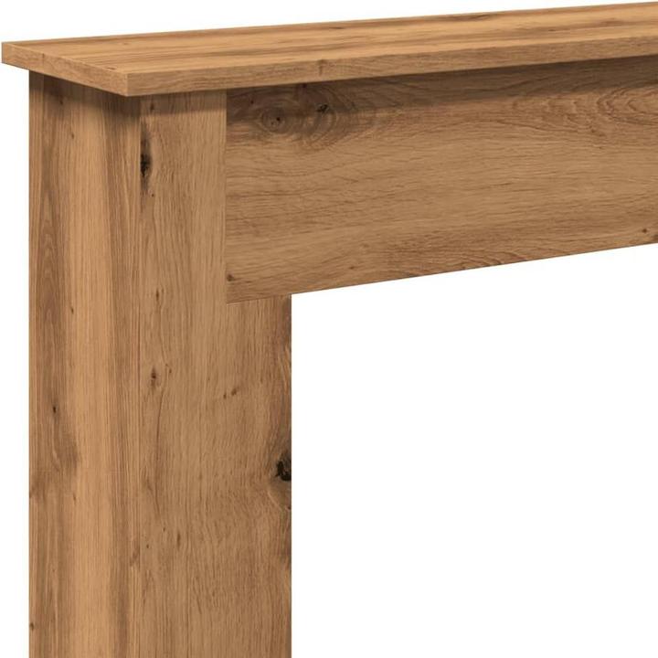 Produktbild VidaXL Kaminumrandung Kaminkonsole Dekokamin Kamin Kaminsims Artisan-Eiche