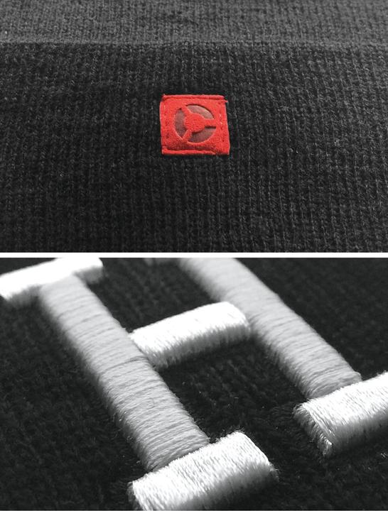 Actual product image Masterdis Letter Cuff Knit Beanie (One size)
