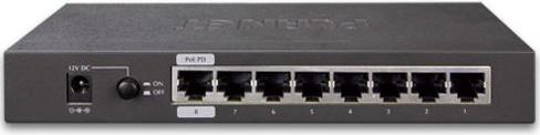Produktbild Planet 8-Port GE + 2-Port SFP Managed Desktop Switch (8 Ports)