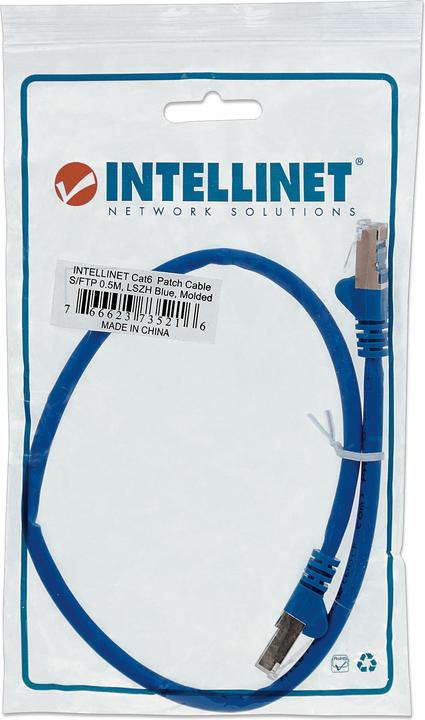 Actual product image Intellinet Patch cable (S/FTP, CAT6, 0.50 m)