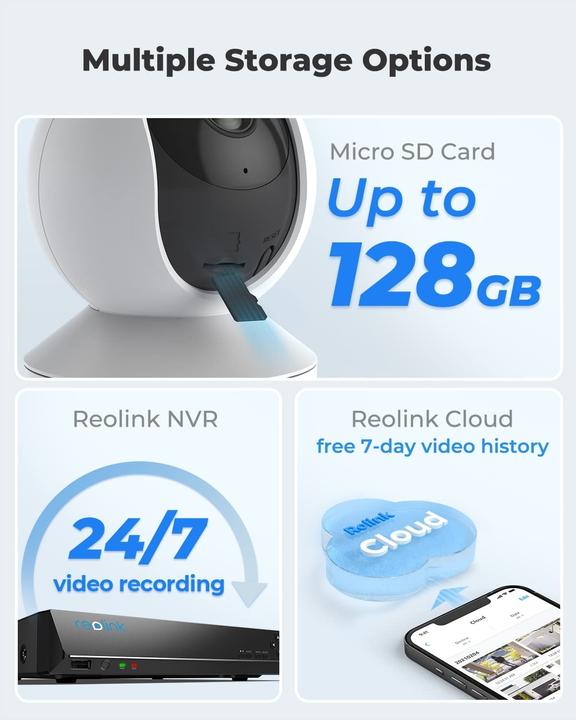 Actual product image Reolink CAREolink E1-V2, 3MP, 1080p Full HD (2304 x 1296 Pixels)