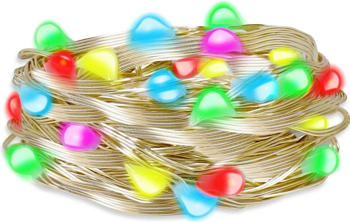 Actual product image LogiLink Wi-Fi Smart RGB light chain with remote control, Tuya compatible, 5 m (5 m)