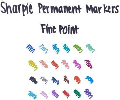 Produktbild Sharpie Permanent-Marker (Schwarz, Grau, 0.90 mm, 24 x)