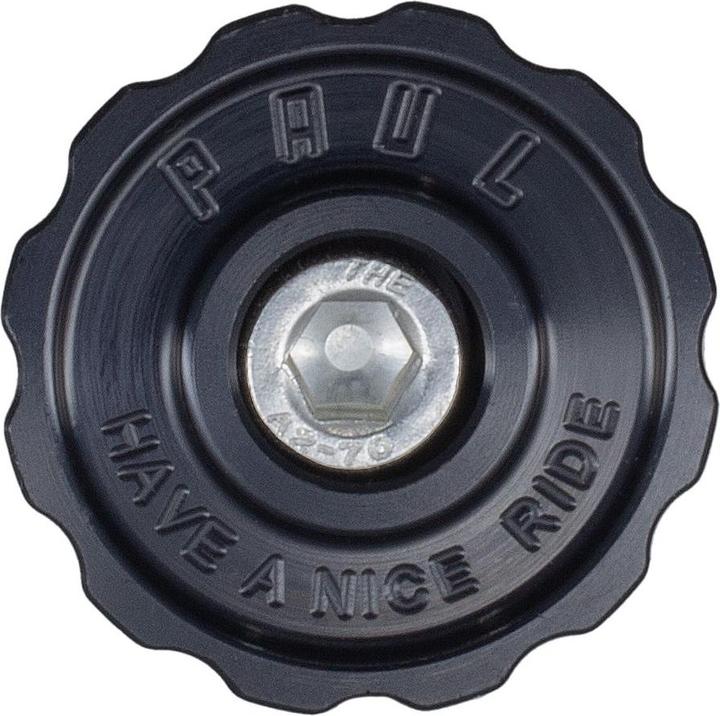Paul Component Engineering Paul Component Stem Cap, 1 1/8", black