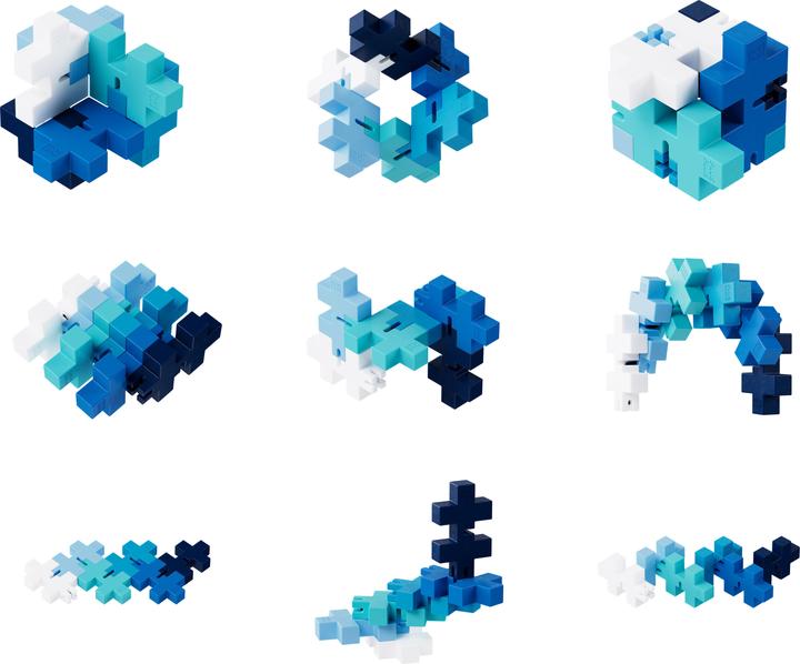 Image du produit Plus-Plus Blocs de construction Hexel Flex, bleu