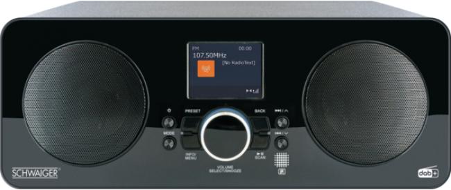 Schwaiger DAB650513 (Web radio, DAB+, Bluetooth, Wi-Fi)