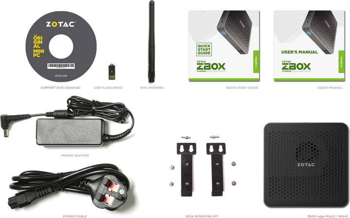 Produktbild Zotac ZBOX-MI643-BE (Intel Core i5-10210U)