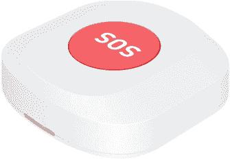 Actual product image Woox Zigbee Intelligent SOS Button