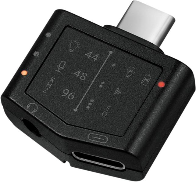 LogiLink Audio Adapter m. EQ, 2xUSB-C -> /F,96kHz w/PD (Klinkenadapter)