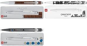 Immagine prodotto Caran d'Ache 849 Scherenschnitt mit Etui (Argento, Nero, 1 x)