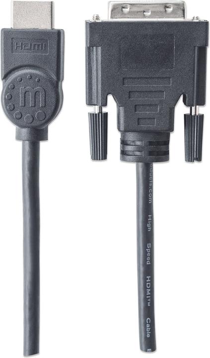 Image du produit Manhattan HDMI (Typ A) — DVI (1.80 m, DVI, HDMI)