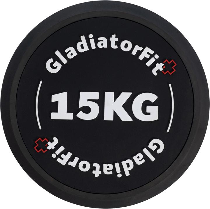 Image du produit Gladiatorfit Haltères ronds (1 x 15 kg)