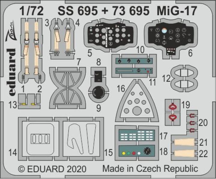 Immagine prodotto Eduard MiG-17 per Airfix