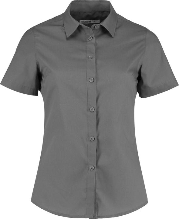 Produktbild Kustom Kit Kurzarm Poplin Bluse (32)