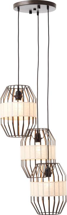Brilliant Helling E27 / PE3 / w/o gloeilampen Hanglamp, 3-vlam (E27)