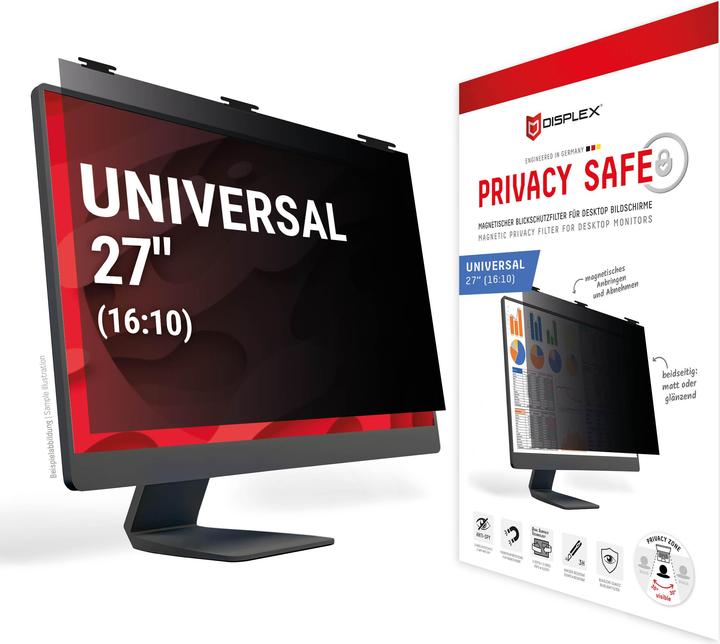 Produktbild Displex Privacy Safe, Desktop Monitor Blickschutzfilter (27.44", 16 : 10)