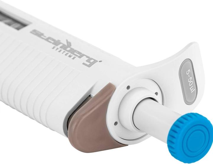 Actual product image Steinberg Einkanalpipette Messpipette Mikropipette 0,005 - 0,05 ml inkl. Zubehör autoklavierbar