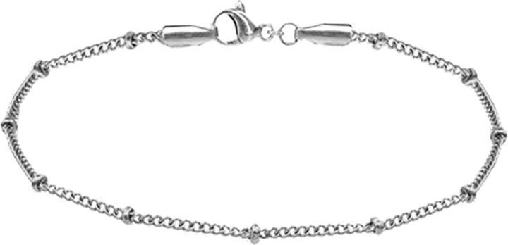 Star Piercing Armkette silber Basic Ringe (19 cm, Chirurgenstahl 316L, ohne Messing)