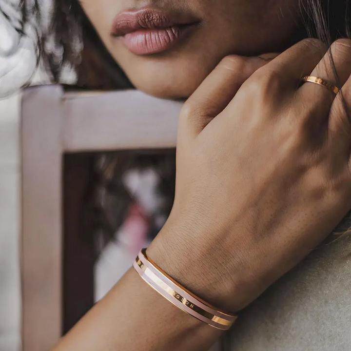 Immagine prodotto Daniel Wellington Bracciale Classic Dusty Rose S (Acciaio inossidabile, Smalto)