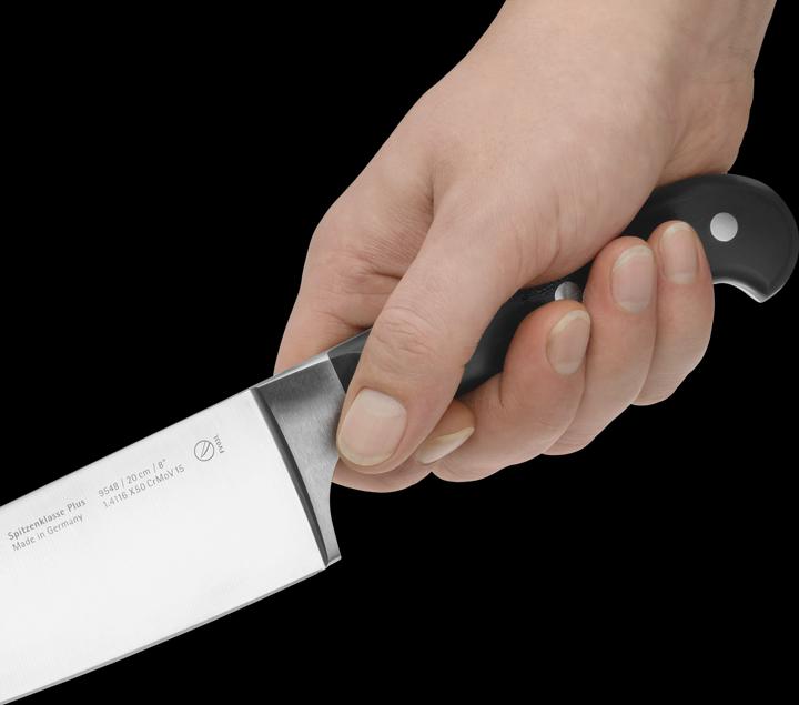 Produktbild WMF Messer-Vorteils-Set 6-teilig SPITZENKLASSE PLUS mit FlexTec Messerblock schwarz