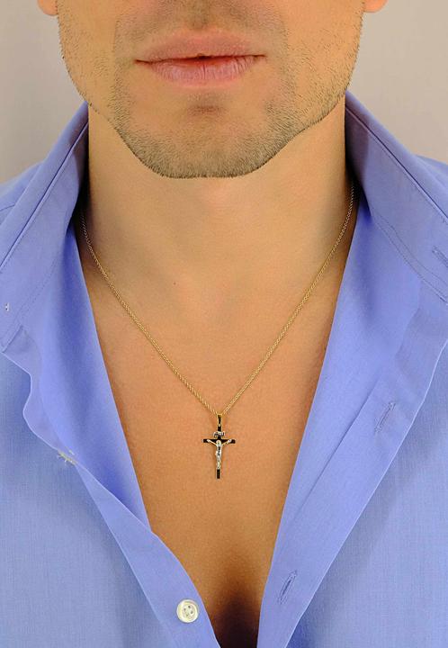 Image du produit Muau Croix (Or blanc, Or jaune 750/18K)