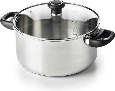 Image du produit Beka Faitout + couvercle Polo 24 cm (24 cm, Casserole, Acier inoxydable)