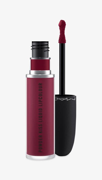 Actual product image MAC Cosmetics Powder Kiss Liquid Lipcolour (Burning love)
