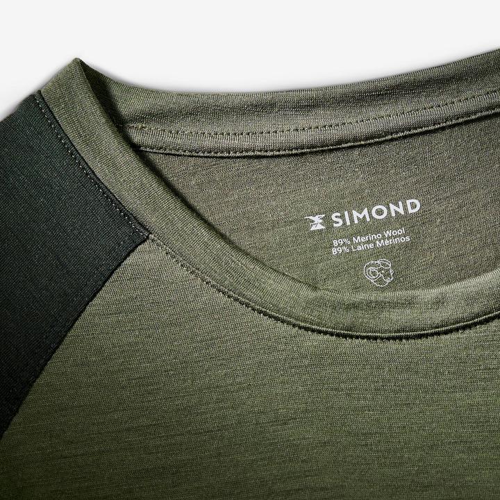 Actual product image Forclaz Langarmshirt Herren - Merino Resist khaki (L)