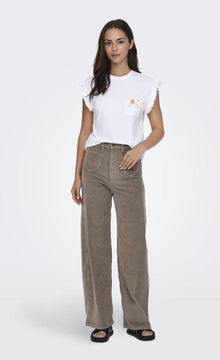 Image du produit Only ONLHOPE Hohe Taille Gerade geschnitten Hose mit weitem Beinschnitt Hose mit weitem Beinschnitt (W46/L32)