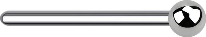 Actual product image Star Piercing Nose stud bend silver with ball (Titanium G23, without brass)