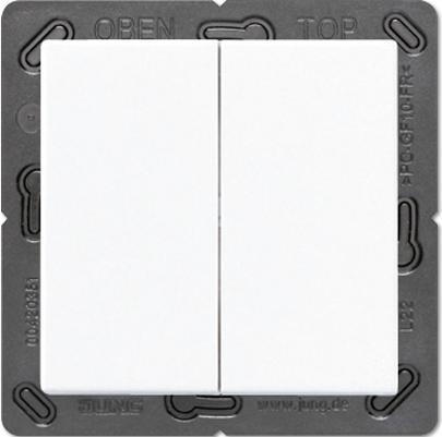 Actual product image JUNG ENO A 595 WW Electric Switch White