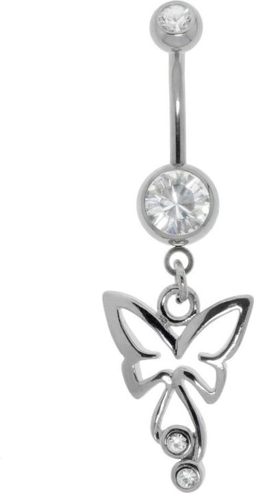 Image du produit Bijouteria Piercing nombril (Acier inoxydable, Cristallin, Laiton)