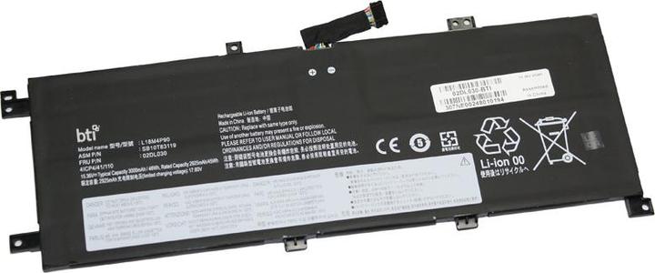 Produktbild Origin Storage Replacement 4 Cell Battery For Lenovo Thinkpad L13 Yoga 46wh (4 Zellen, 2990 mAh)