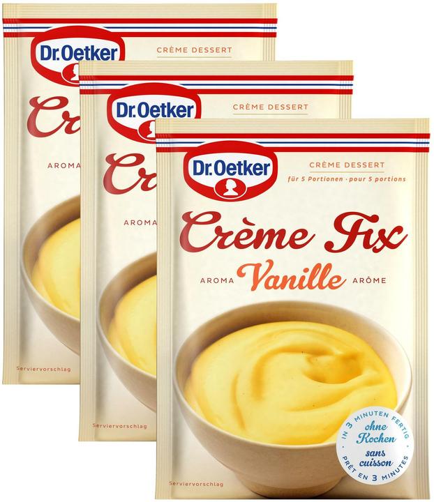 Produktbild Dr. Oetker Crème-Fix Vanille TRIO (324 g)