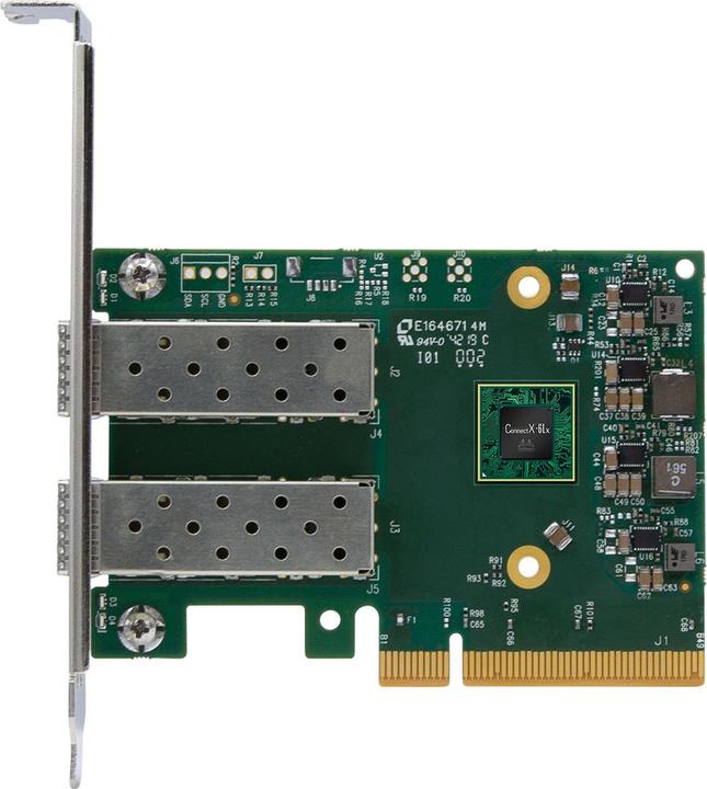 Actual product image Lenovo ISG ThinkSystem Mellanox ConnectX-6 Lx 10/25GbE SFP28 2-port PCIe Ethernet Adapter (Mini PCI Express)