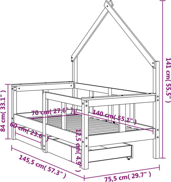 Produktbild VidaXL Spenser (70 x 140 cm)
