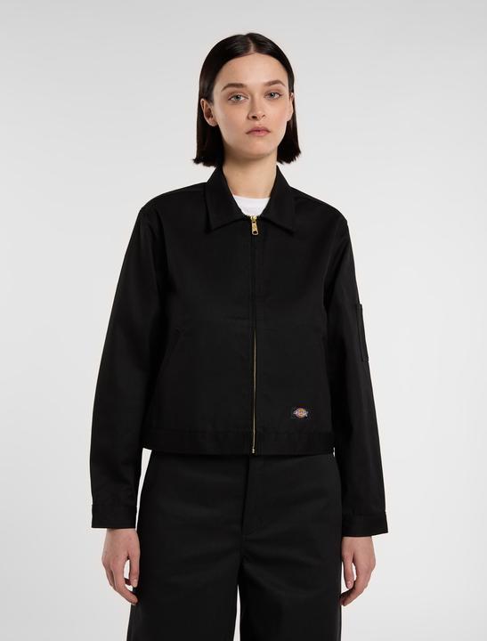 Actual product image Dickies Unlined Cropped Eisenhower Jacket Black (S)
