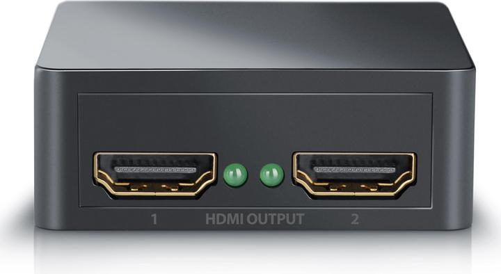 Image du produit CSL Splitter HDMI 2 ports, 4K Ultra HD, FHD, CEC, HDCP 1x entrée HDMI / 2x sorties HDMI