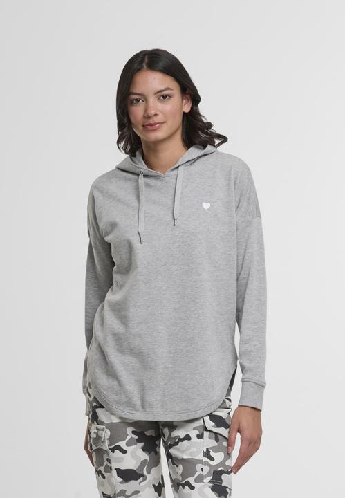 Actual product image Mister Tee MisterTee Heart EMB Ladies Oversized Hoody - 201297 (XS)