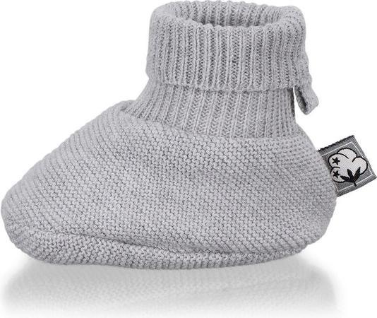 Actual product image Sterntaler Baby Socks Knitted Shoe Green Size 14 (14)