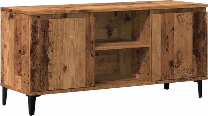 Actual product image VidaXL TV Schrank Lowboard Fernsehschrank Fernsehtisch TV Möbel Altholz-Optik (102 x 35 x 50 cm)