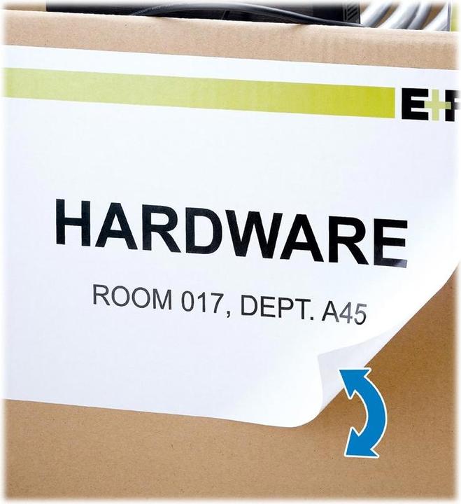 Actual product image HERMA A4 removable labels